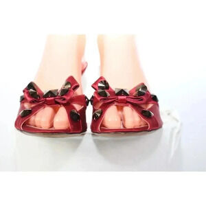 MOSHINO ladies red heels size 39